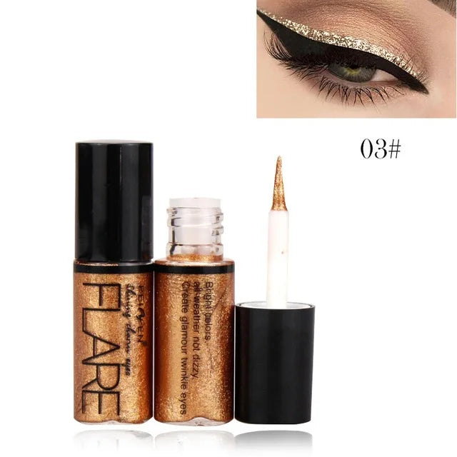 Wodoodporny eyeliner w pisaku, czarny, szybkoschnący, podwójny