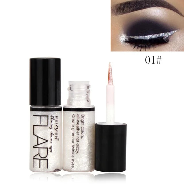 Wodoodporny eyeliner w pisaku, czarny, szybkoschnący, podwójny