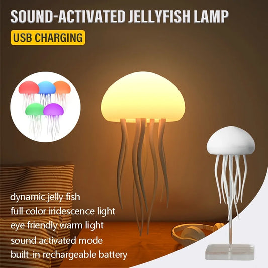 Lumipixie – lampka LED meduza z ruchomymi mackami, USB