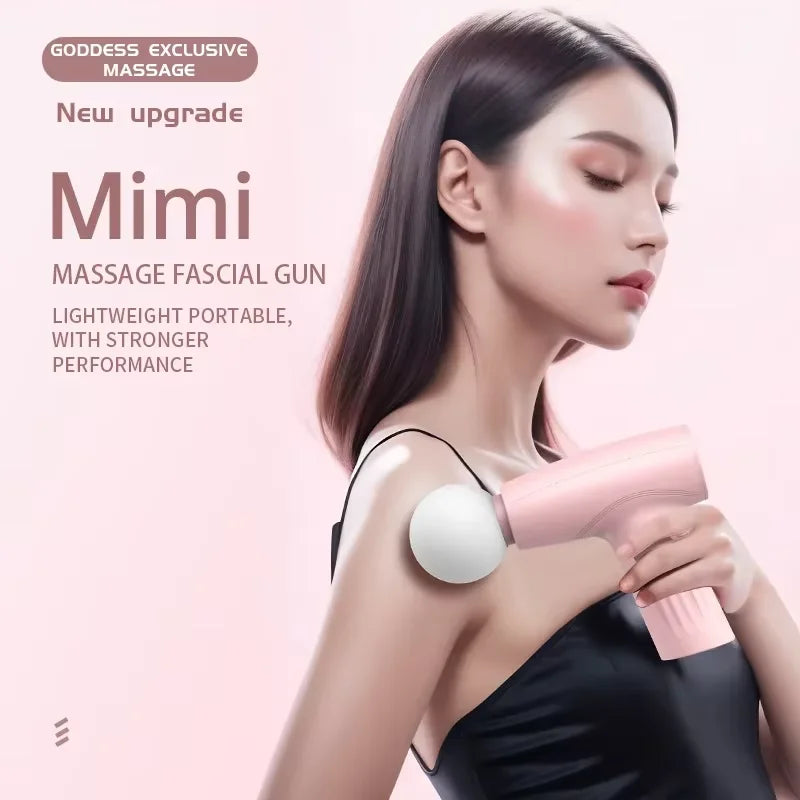 Masażer Xiaomi Mini, ręczny, głęboki masaż tkanek, różowy