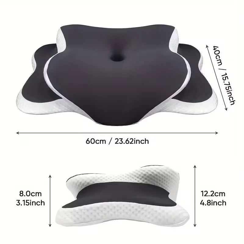 Poduszka motylkowa z pianki memory foam – regulowana wysokość