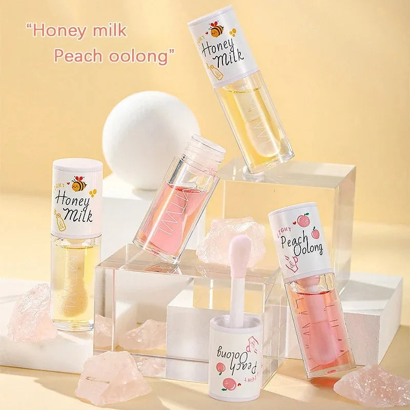 Olejek do ust White Peach & Honey – połysk i komfort