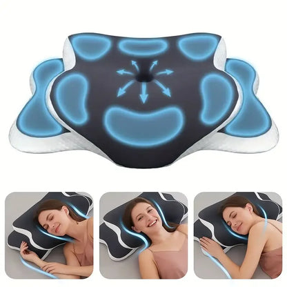 Poduszka motylkowa z pianki memory foam – regulowana wysokość