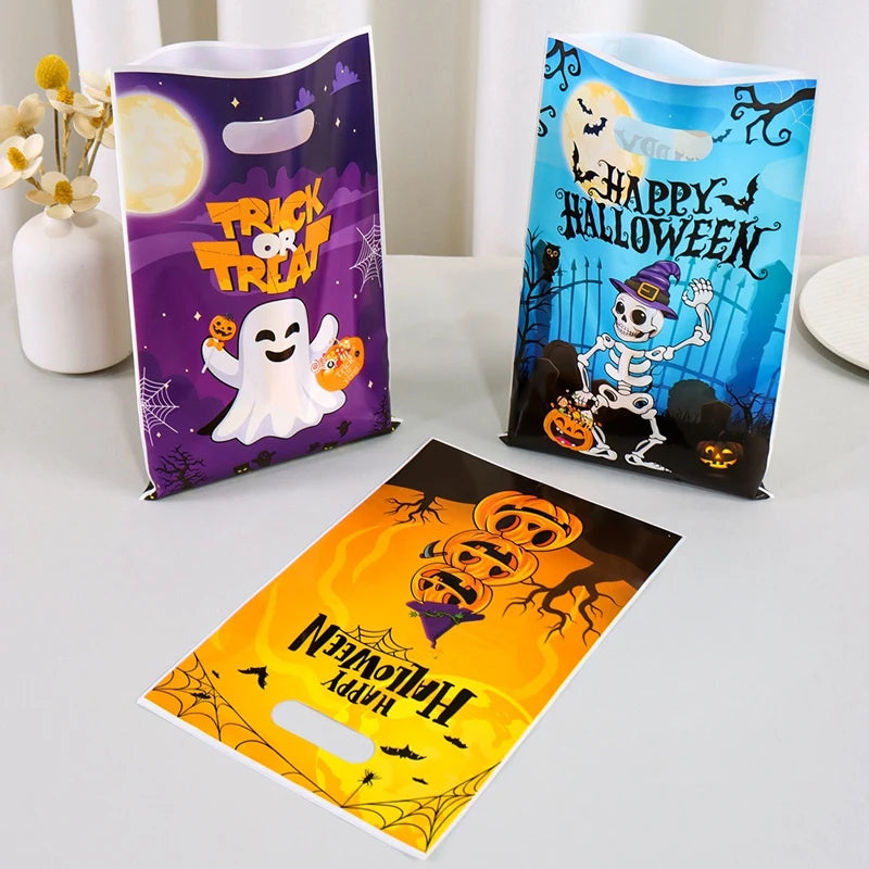 Torebki na słodycze Halloween – pakiet 50 sztuk