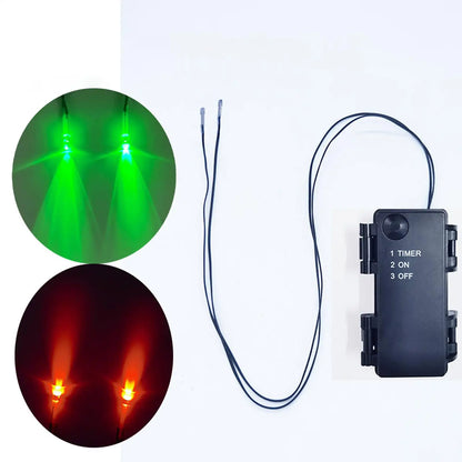Świecące Oczy Halloween LED z Timerem – Dekoracja do Dyni, Czaszki, Nagrobka