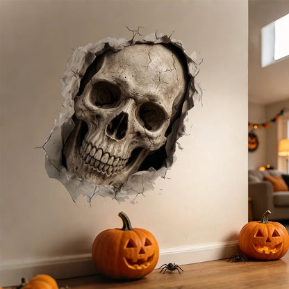 Naklejki ścienne Halloween – Szkielet do Salonu i Sypialni 40x40 cm