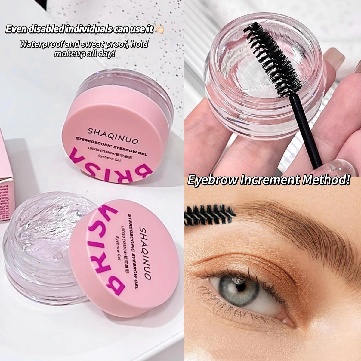 Mydło do stylizacji brwi SHAQINUO – efekt soap brows
