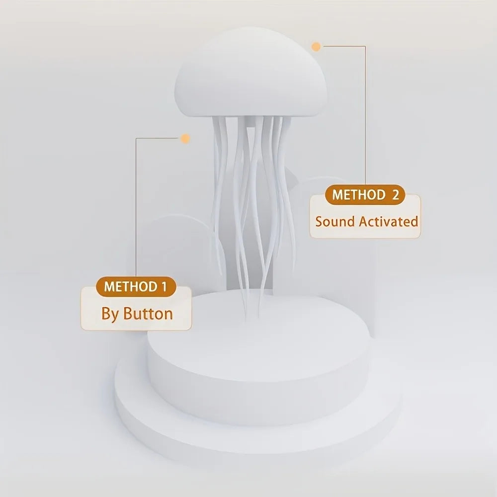 Lumipixie – lampka LED meduza z ruchomymi mackami, USB
