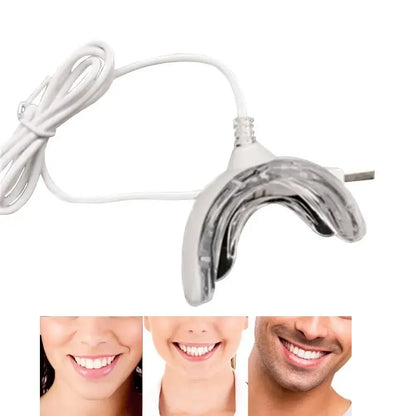 Przenośne urządzenie wybielające zęby, USB, LED, niebieskie światło