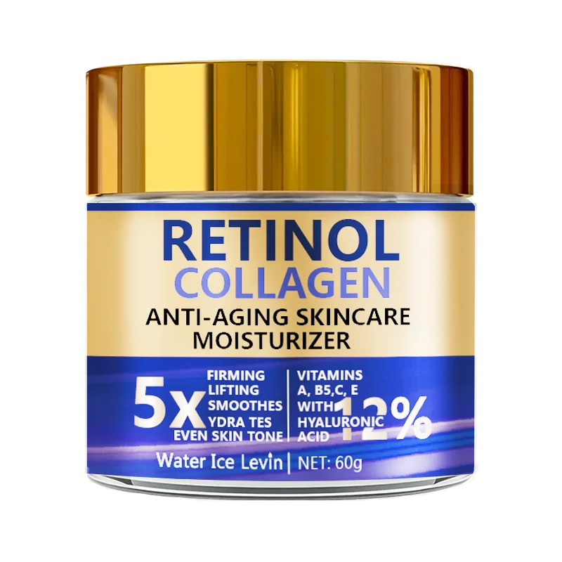 Krem do Twarzy Retinol i Kolagen 60g – Anti-Aging z Kwasem Hialuronowym