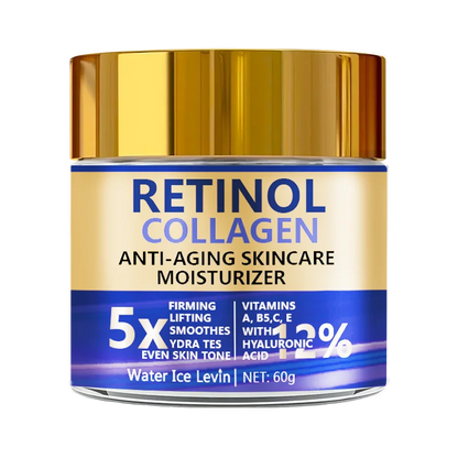 Krem do Twarzy Retinol i Kolagen 60g – Anti-Aging z Kwasem Hialuronowym