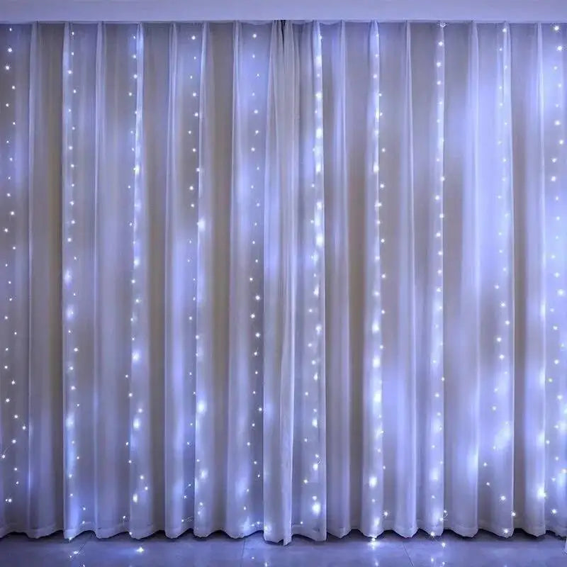 Kurtyna świetlna LED USB z pilotem – 8 trybów