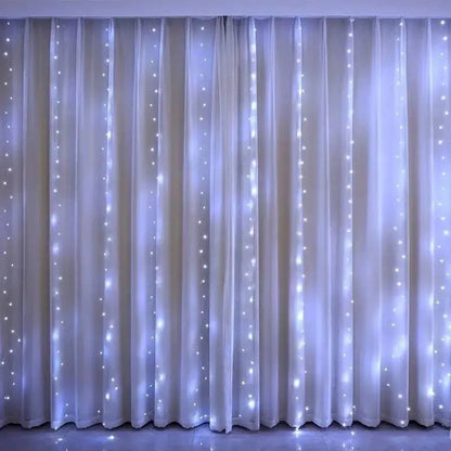 Kurtyna świetlna LED USB z pilotem – 8 trybów