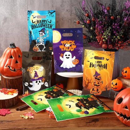 Torebki na słodycze Halloween – pakiet 50 sztuk