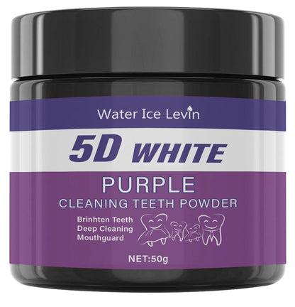 Fioletowy proszek do czyszczenia zębów Water Ice Levin – 50 g