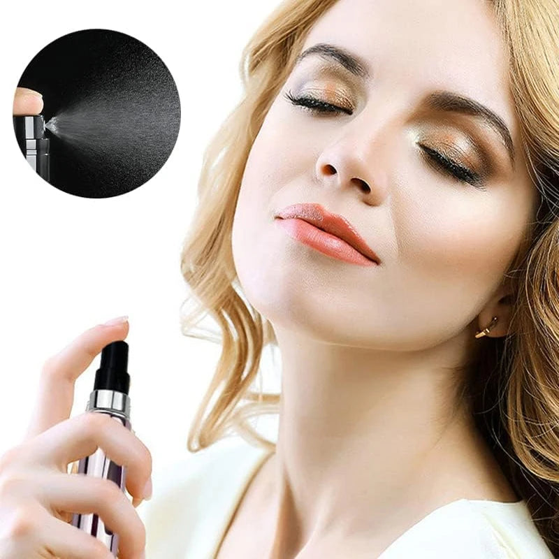 Atomizer do perfum 5ml – aluminiowy, wielokrotnego napełniania, do podróży