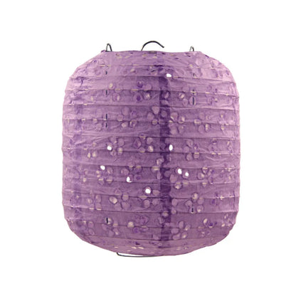 Papierowy Lampion Festiwalowy – Ażurowy, 15 cm lub 20 cm, 10 kolorów