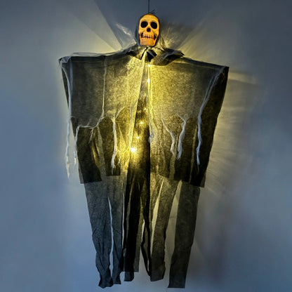 Wiszący Duch Halloween – Czaszka z Gazy, Rekwizyt Na Imprezę i Dom Strachu