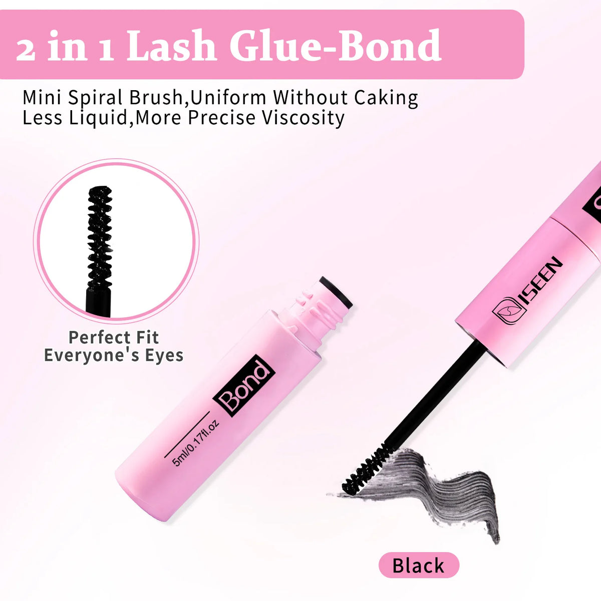 ISEEN Klej do Rzęs Lash Bond & Seal – Super Mocny 10ml