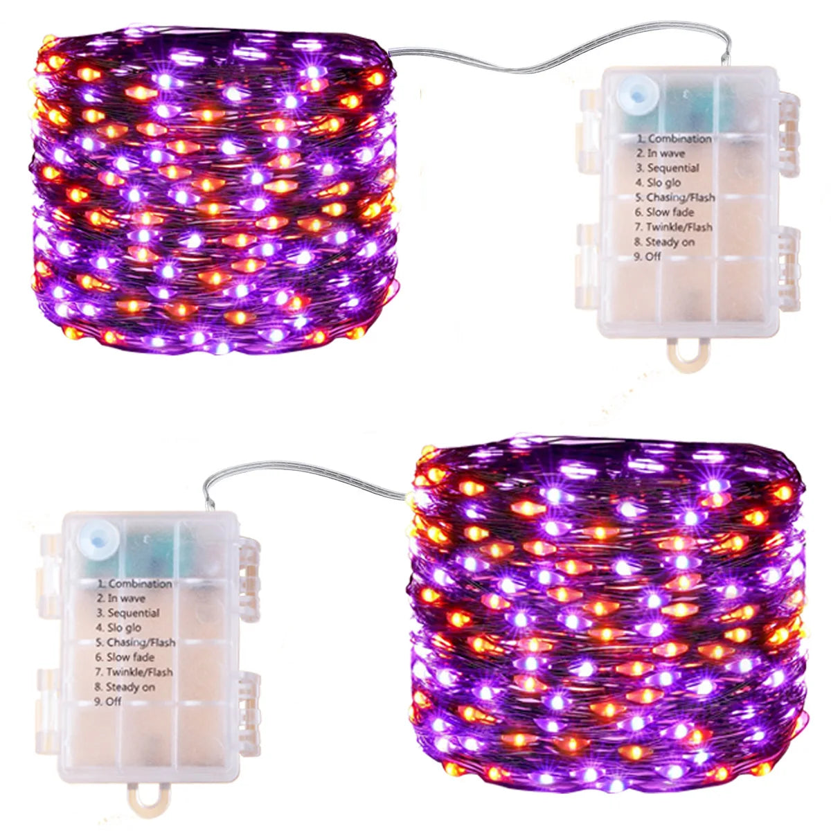 Topdii – lampki LED na druciku z pilotem, USB lub baterie