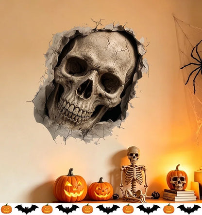 Naklejki ścienne Halloween – Szkielet do Salonu i Sypialni 40x40 cm