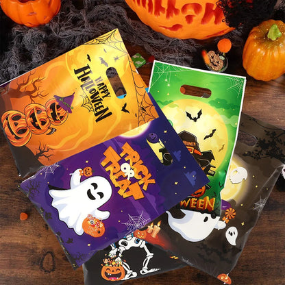 Torebki na słodycze Halloween – pakiet 50 sztuk