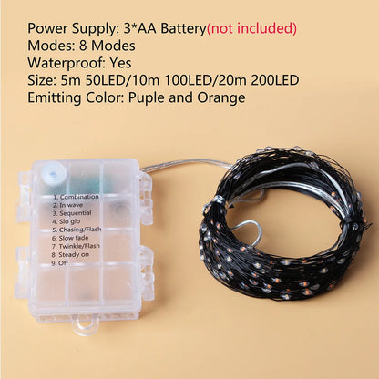 Topdii – lampki LED na druciku z pilotem, USB lub baterie