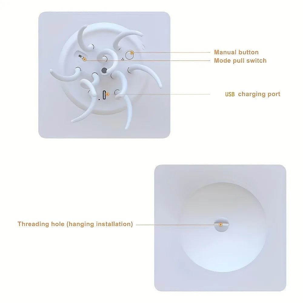 Lumipixie – lampka LED meduza z ruchomymi mackami, USB