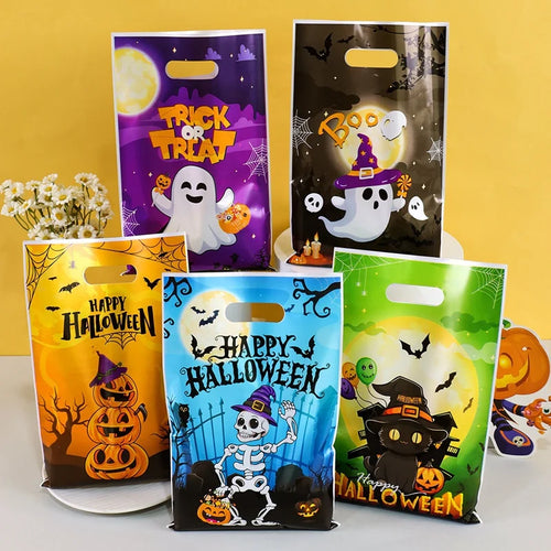 Torebki na słodycze Halloween – pakiet 50 sztuk